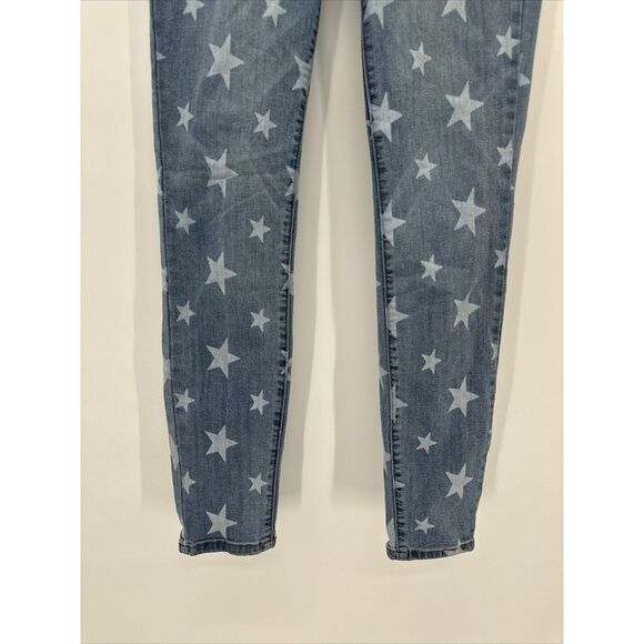 Judy Blue Skinny Fit Womens Blue Denim Jeans Stars Print 5/27 - Picture 4 of 12